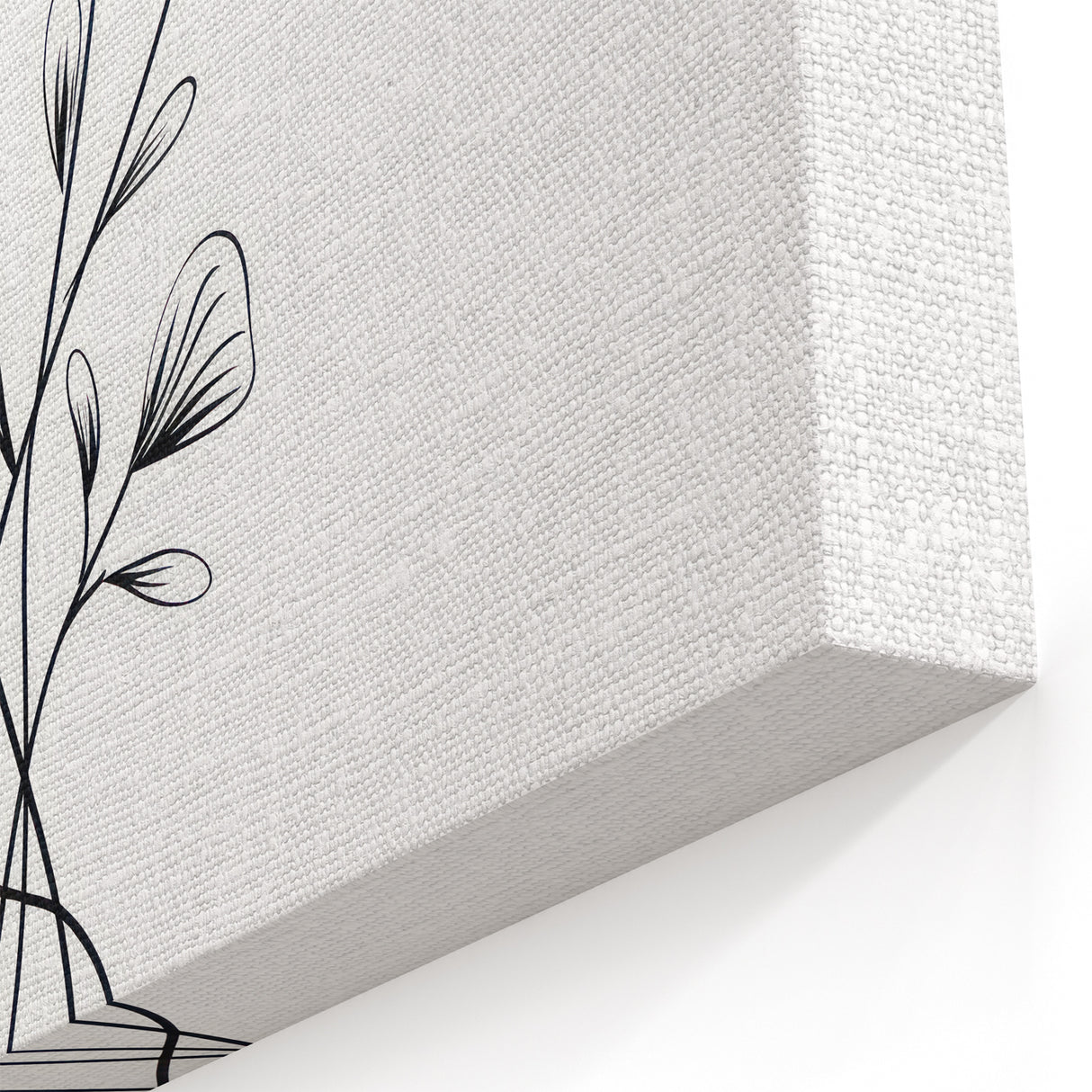 Bohemian Wall Art | Minimalist Floral Boho Decor Canvas | Eclectic Art Print