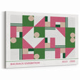 Bohemian Wall Art | Vibrant Bauhaus Geometric Boho Canvas | Eclectic Art Print