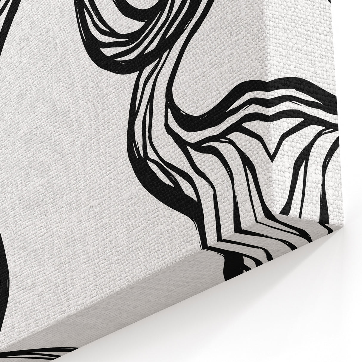 Bohemian Wall Art - Eclectic Boho Decor Canvas in Artistic Flowing Style