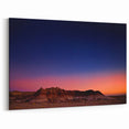 National Park Prints - Twilight Sky over Badlands South Dakota Wall Art