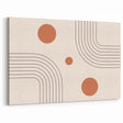 Bohemian Wall Art - Modern Geometric Boho Decor with Earthy Tones