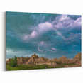 National Park Prints - Lightning Storm Over Badlands South Dakota Wall Art
