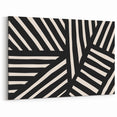 Boho Wall Decor - Modern Black and White Abstract Bohemian Canvas