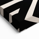 Boho Wall Decor - Modern Black and White Abstract Bohemian Canvas