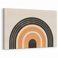 Boho Wall Art - Minimalist Geometric Arch Bohemian Canvas Decor