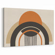 Boho Wall Art - Bold Geometric Arches in Earthy Tones Bohemian Canvas