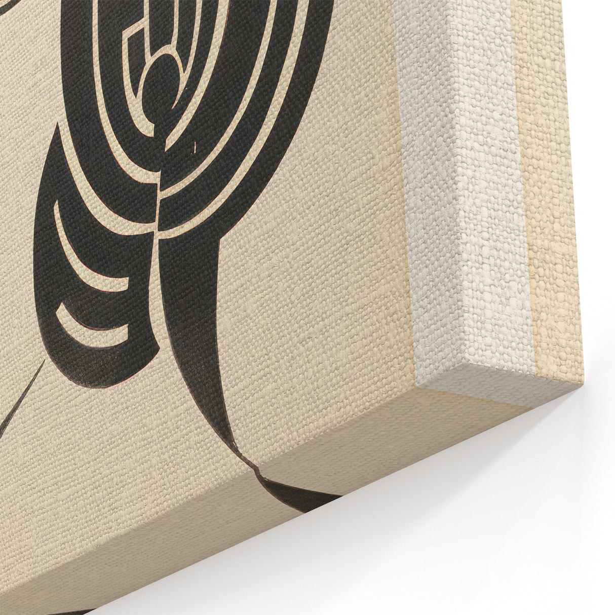 Modern Electric Portrait Canvas – Abstract Electric Art Print