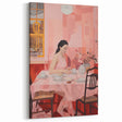 Modern Electric Dining Scene Canvas – Abstract Electric Art Print
