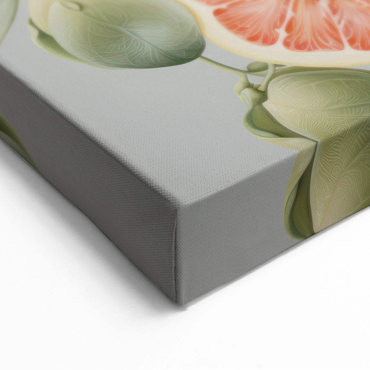 Electric Butterfly & Citrus Canvas – Vibrant Modern Art Print
