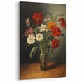 Electric Floral Still Life Canvas – Bold Modern Art Print