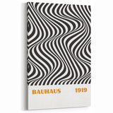 Bohemian Wall Art | Bauhaus 1919 Black and White Optical Boho Print