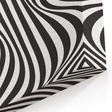 Bohemian Wall Art | Bauhaus 1919 Black and White Optical Boho Print