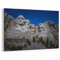 Mt Rushmore Poster - South Dakota Landmark Rolled Canvas & Framed Print