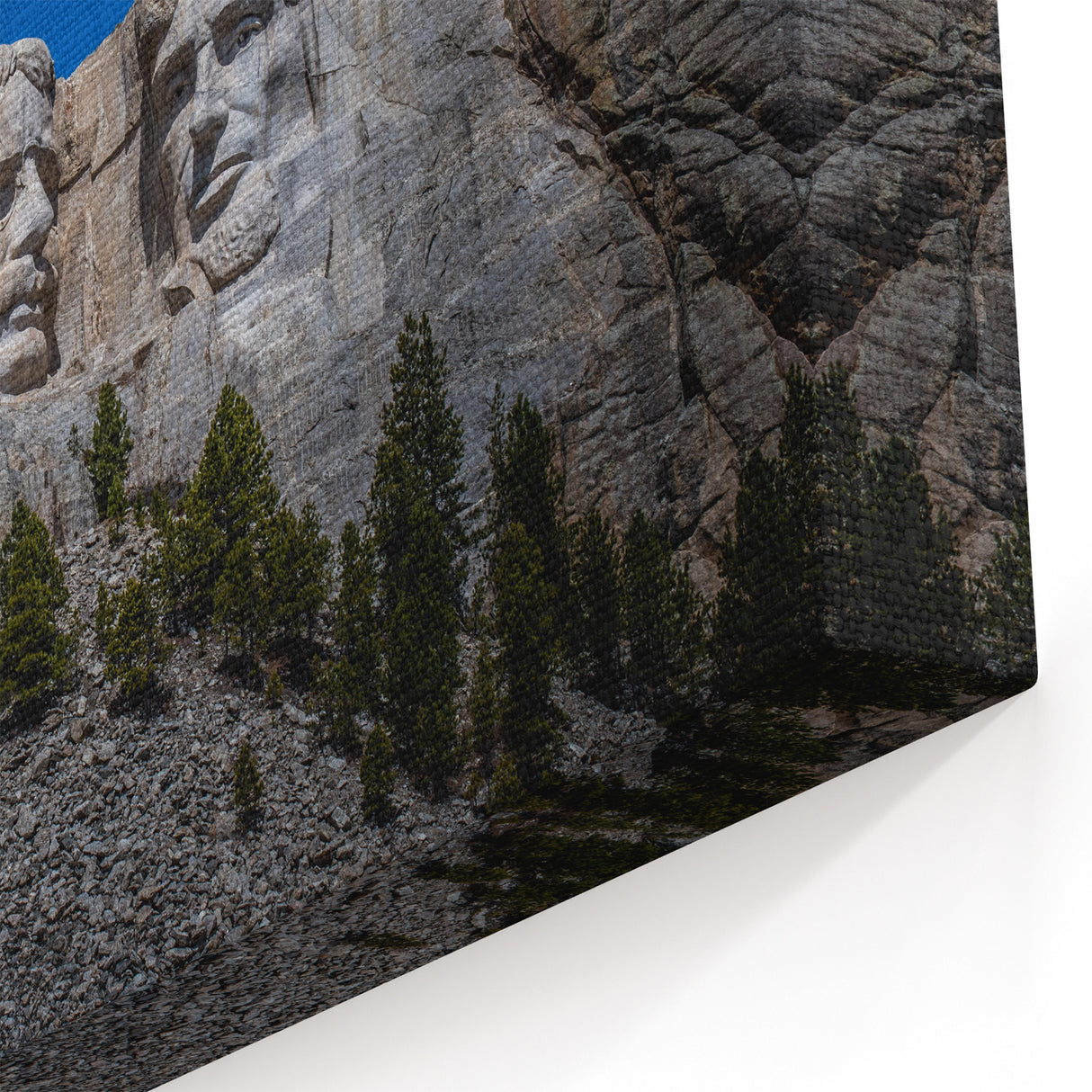 Mt Rushmore Poster - South Dakota Landmark Rolled Canvas & Framed Print
