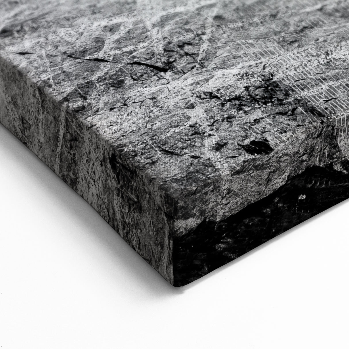 Mt Rushmore Acrylic Glass Art - Historic Landmark in Black & White