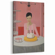 Electric Portrait Art - Modern Abstract Celebration Scene Wall Decor