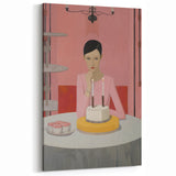 Electric Portrait Art - Modern Abstract Celebration Scene Wall Decor