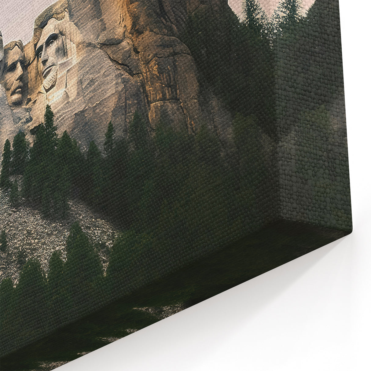 Mt Rushmore Framed Print - South Dakota Scenic Art & Sunset View