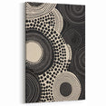 Abstract Electric Circle Art - Modern Monochrome Geometric Wall Decor