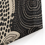 Abstract Electric Circle Art - Modern Monochrome Geometric Wall Decor