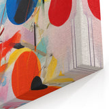 Vibrant Electric Abstract Art - Dynamic Colorful Geometric Wall Decor