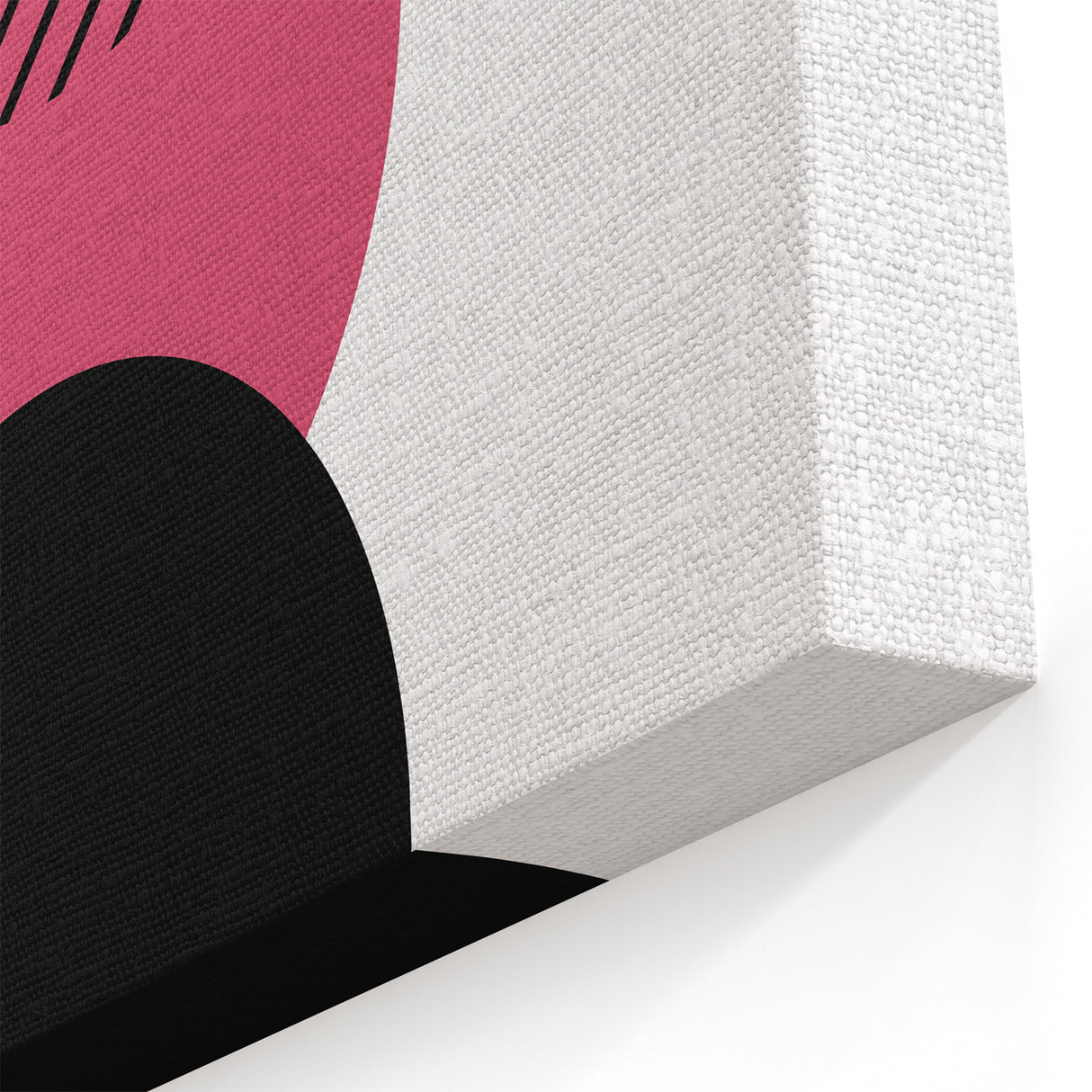 Bohemian Wall Art | Bauhaus 1923 Minimalist Pink and Black Boho Print