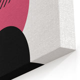 Bohemian Wall Art | Bauhaus 1923 Minimalist Pink and Black Boho Print