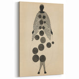 Abstract Monochrome Electric Art - Geometric Silhouette Wall Decor