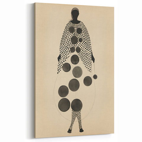 Abstract Monochrome Electric Art - Geometric Silhouette Wall Decor