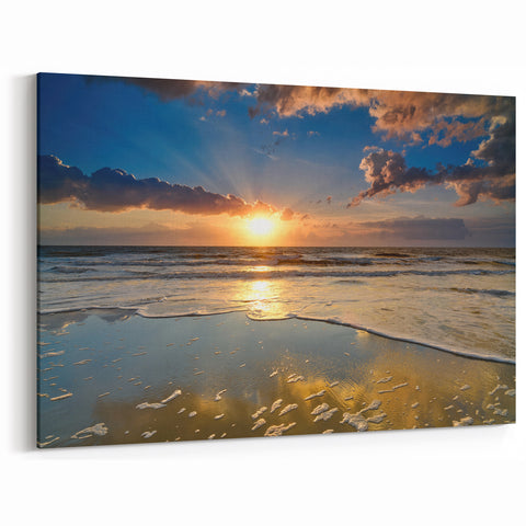 Charleston Canvas Prints – Vibrant South Carolina Beach Sunset