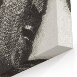 Grotesque Demon Gothic Canvas – Dark Abstract Gothic Wall Art Decor