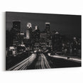 Minneapolis Cityscape Prints – Black and White Nighttime Skyline Wall Art