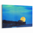 Coastal South Carolina Art – Hilton Head Moonlit Canvas Print