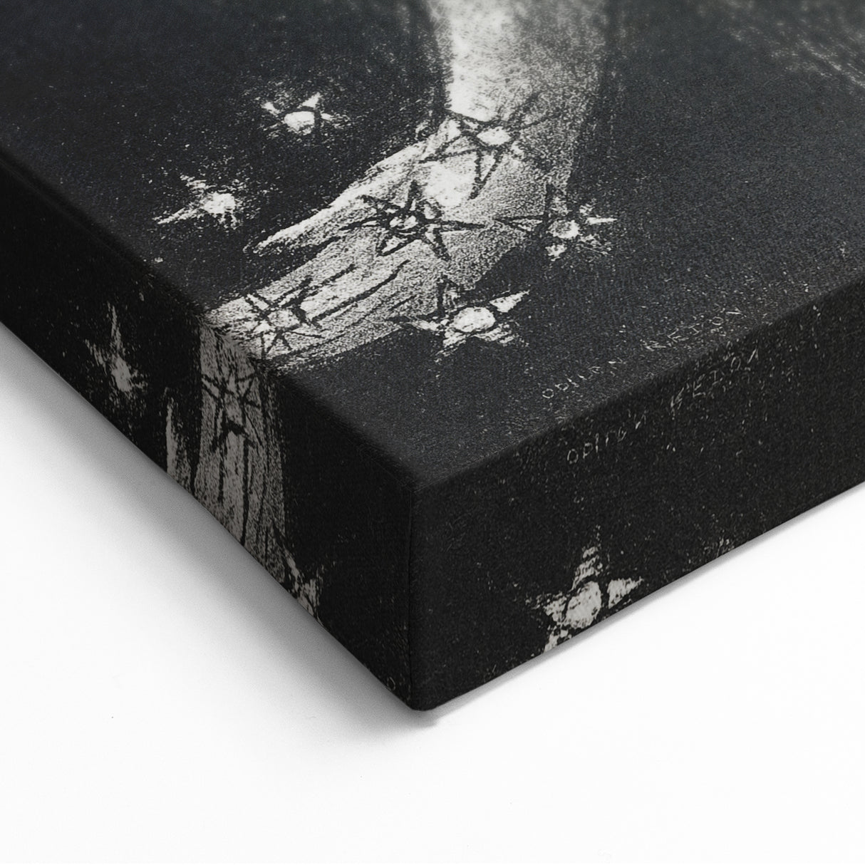 Dark Knight Gothic Canvas – Mysterious Warrior Gothic Wall Art Decor