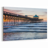 Palmetto State Art Prints – Scenic Folly Beach Pier at Sunset