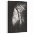 Veiled Elegance Gothic Canvas – Mysterious Lady Gothic Wall Art Decor