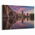 Minnesota Scenery Wall Decor – Tranquil Minneapolis Skyline at Dusk