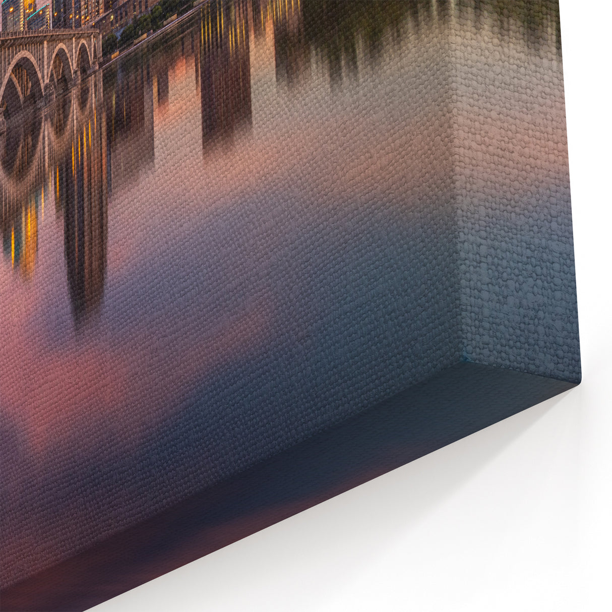 Minnesota Scenery Wall Decor – Tranquil Minneapolis Skyline at Dusk