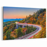 Lowcountry Wall Decor – Scenic South Carolina Mountain Road at Sunset