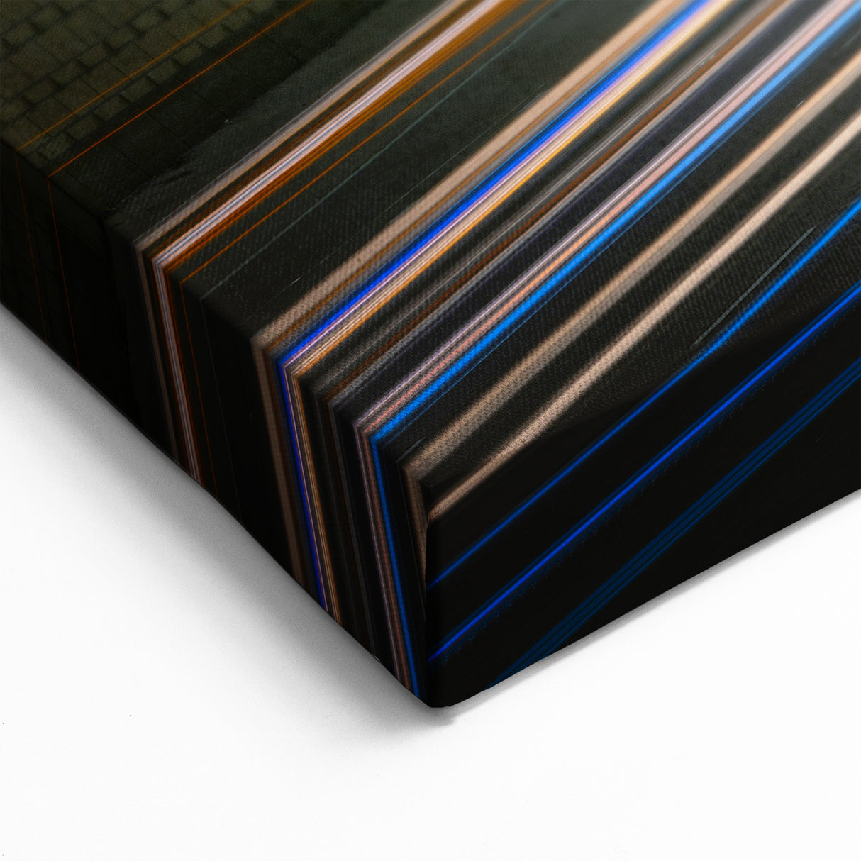 Minneapolis Photography Prints – Vibrant Night Skyline with Light Trails