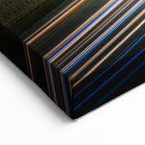 Minneapolis Photography Prints – Vibrant Night Skyline with Light Trails