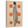 Modern Electric Wall Art - Abstract Silhouette with Vibrant Orange Accents
