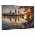 Twin Cities Artwork – Minneapolis Skyline and Autumn Sunset Reflections
