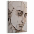 Abstract Electric Portrait - Modern Geometric Art for Contemporary Decor