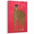 Vibrant Leopard Electric Art - Bold Animal Print Canvas for Modern Decor