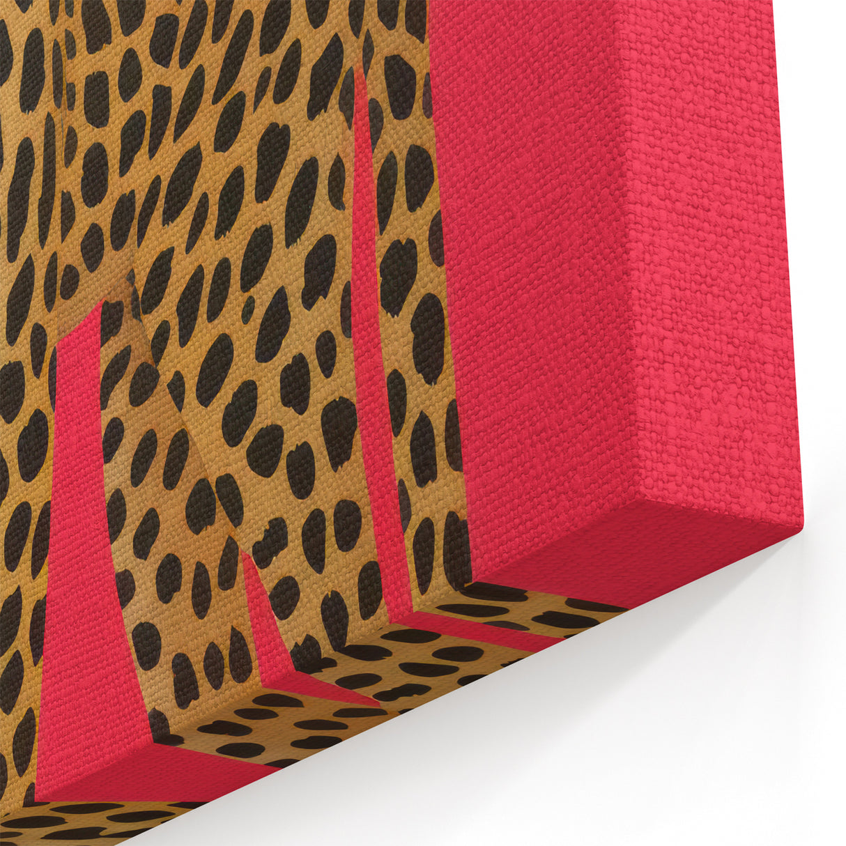 Vibrant Leopard Electric Art - Bold Animal Print Canvas for Modern Decor