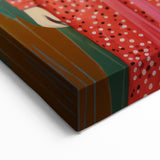 Playful Leopard Duo Art - Vibrant Animal Print Canvas for Modern Spaces