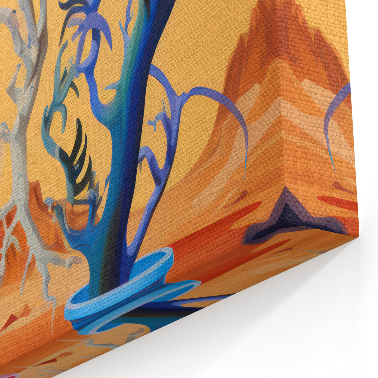 Surreal Electric Art Canvas – Vibrant Abstract Electric Wall Decor
