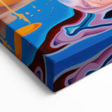 Surreal Electric Art Canvas – Vibrant Abstract Electric Wall Decor