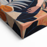 Surreal Electric Art Canvas – Vibrant Tiger & Foliage Wall Decor